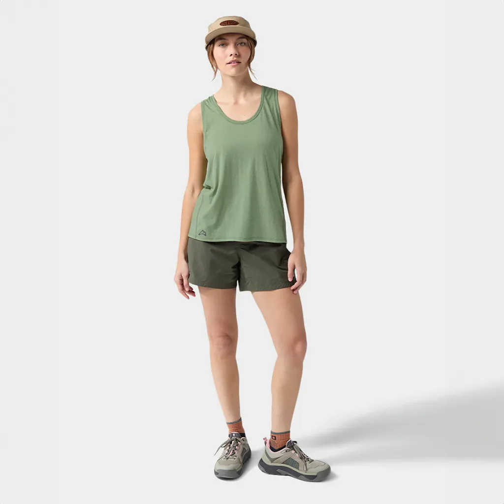 AllTrails × Stio Women's Divide Tank - Sage Flats Heather