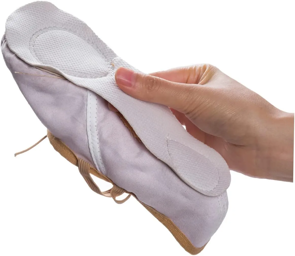Amosfun Ballet Shoes 2 Pairs Yoga Shoes Aldult Girl Child