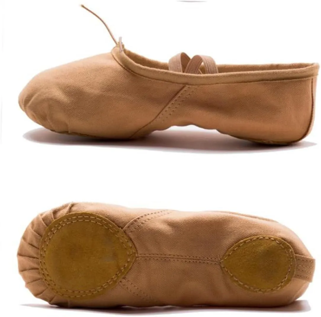 Amosfun Ballet Shoes 2 Pairs Yoga Shoes Aldult Girl Child