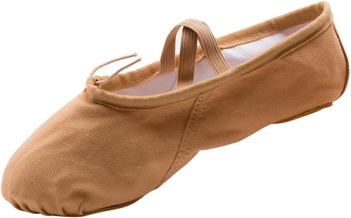 Amosfun Ballet Shoes 2 Pairs Yoga Shoes Aldult Girl Child