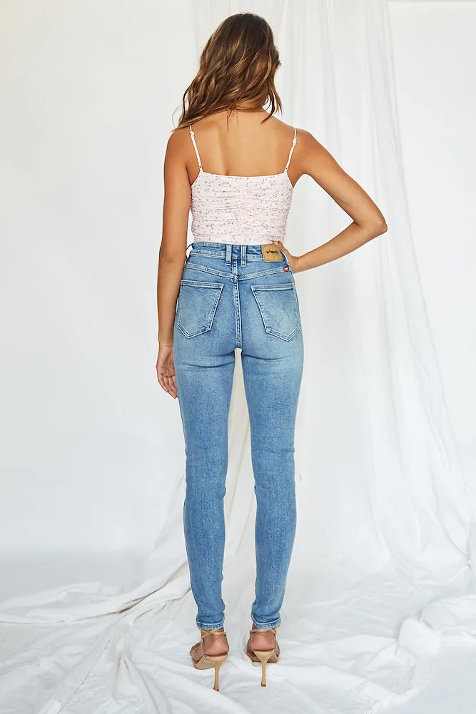 Angelic Girl Crop Top Pink