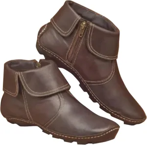 Ankle Boots for Women Black Booties No Heel Womens Hiking Boots Wide Width Work Boot Shoe Laces Men Soft Sole Fashion Slip on Pointed Toe Chunky Stacked Heel