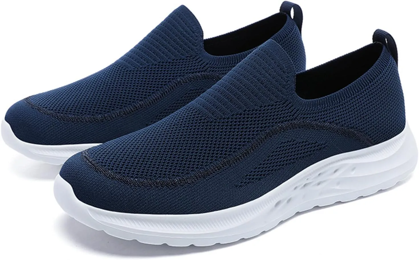 Arch Support Sports Shoes for Men Lightweight Cushion Sneaker Convenient Slip On Shoes Jogging Walking Sneaker