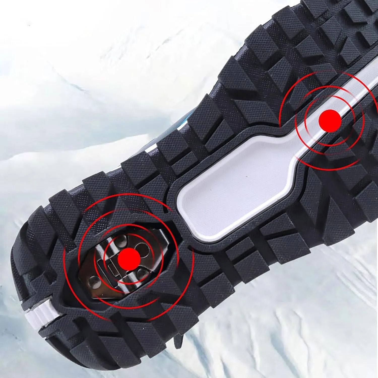 Boys Snow Boots Winter aterproof Slip esistant Thicken Bottom Cold Weather Warm Snow Shoes for Little/Big Kid