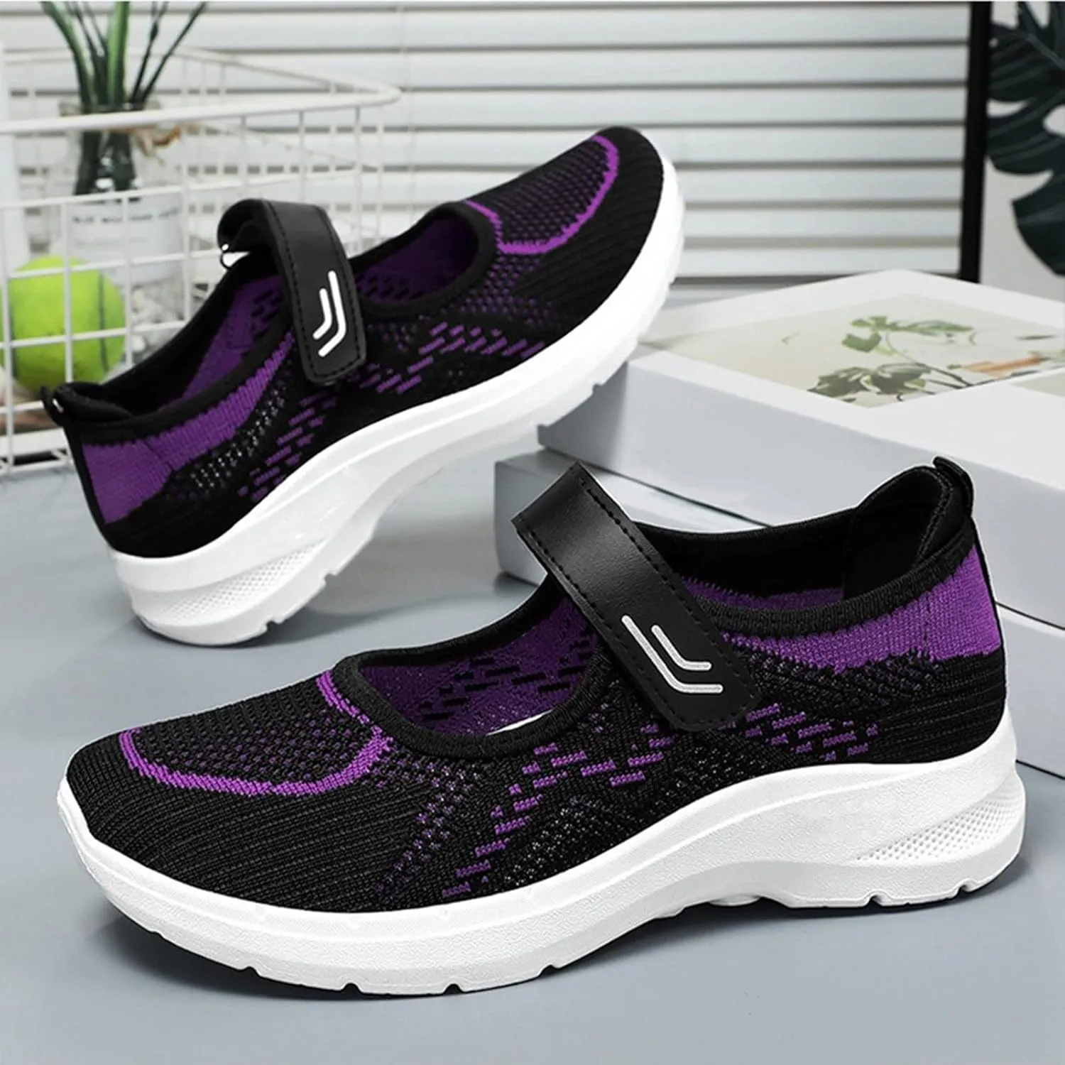 Breathable Non Slip Walking Sneakers Shoes Women's Sneaker Lightweight Walking Shoes Gym Workout Shoes