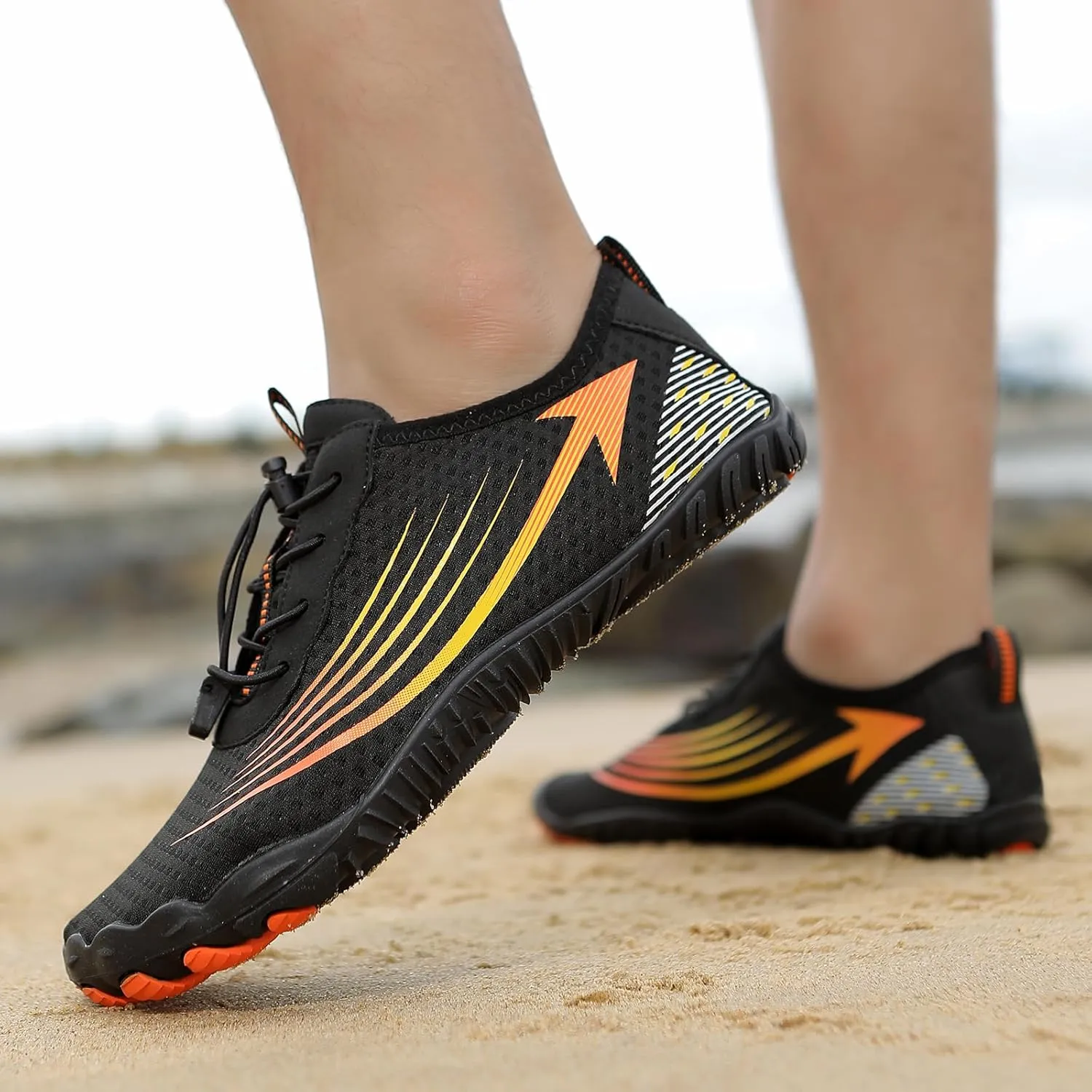 Canbebig Womens Barefoot Shoes Lightweight Hiking Shoes Waterproof Trail Running Shoe Healthy and Non-Slip Breathable Barefoot Shoe