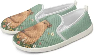 Capybara Outdoor Loafer Wedding Shoes Dress Flats Classic Leisure Walking Shoes for Women Ladies