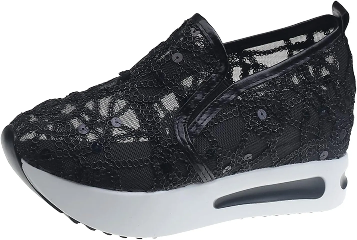Cathalem Sneakers for Women Womens Slip On Sneakers Non Slip Walking Shoes Women Lightweight Comfort Workout Fashion Sneakes