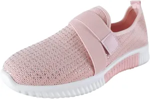 Cathalem Walking Shoes for Women Women's Walking Shoes Sock Sneakers Mesh Slip On Lady Modern Shoes Platform Loafers