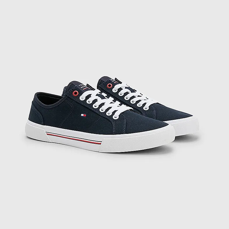 Core Signature Canvas Sneaker - Navy