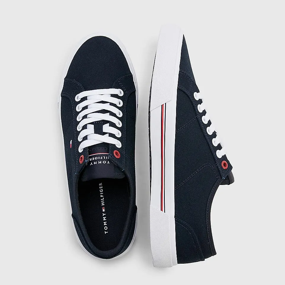 Core Signature Canvas Sneaker - Navy