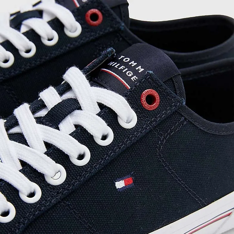 Core Signature Canvas Sneaker - Navy