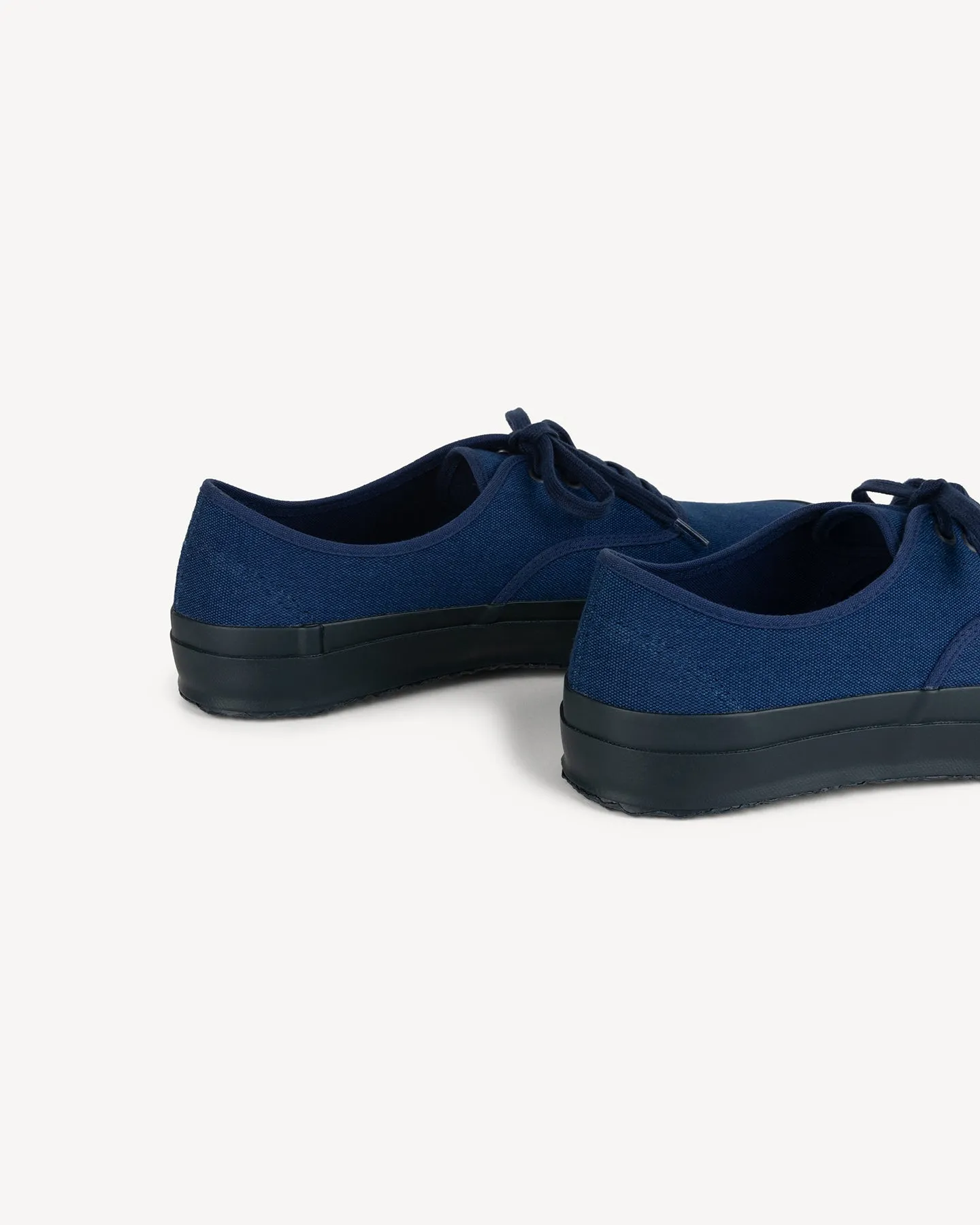Doek Indigo/Indigo Canvas Tennis Sneakers