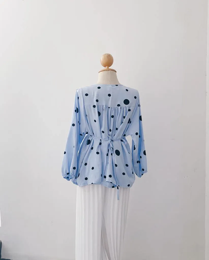 Elona  Top - Polkadot