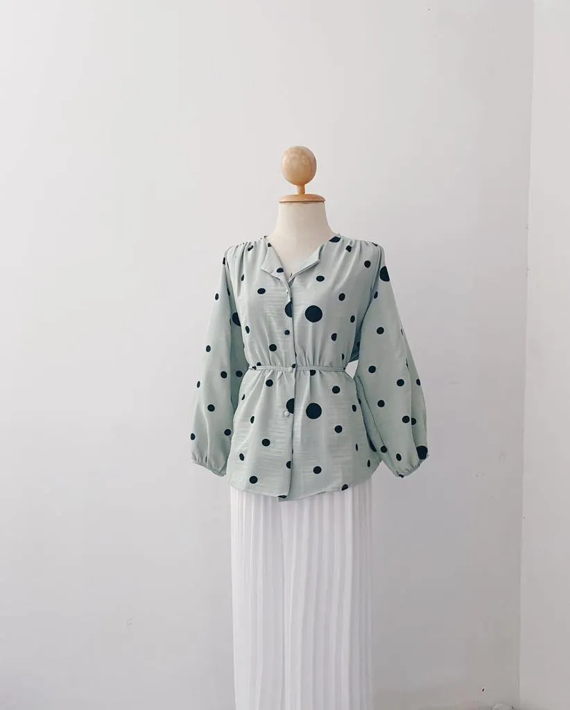 Elona  Top - Polkadot