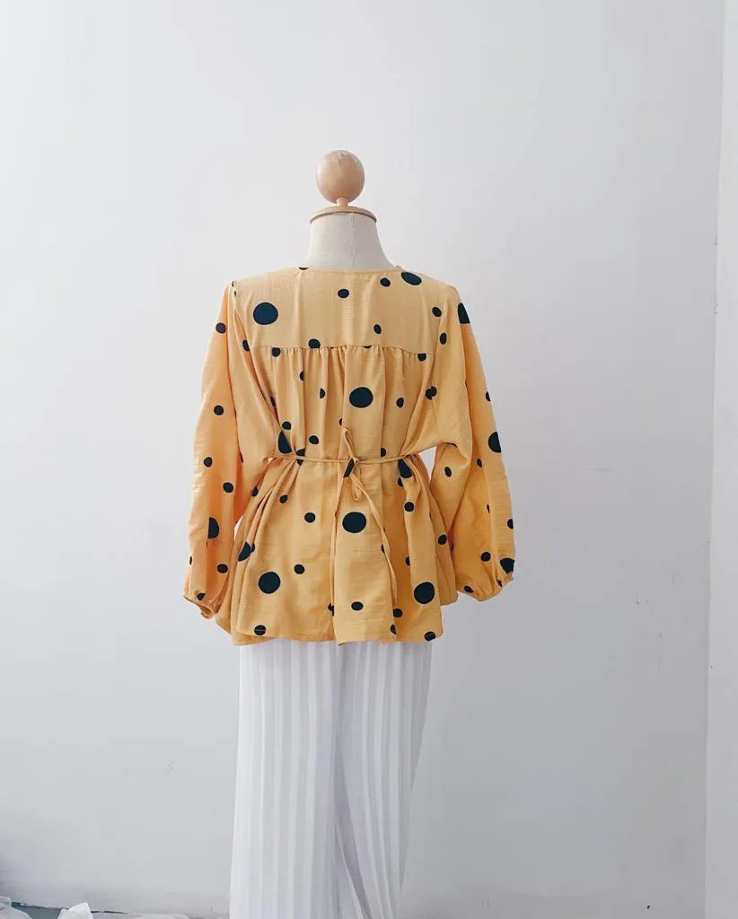 Elona  Top - Polkadot