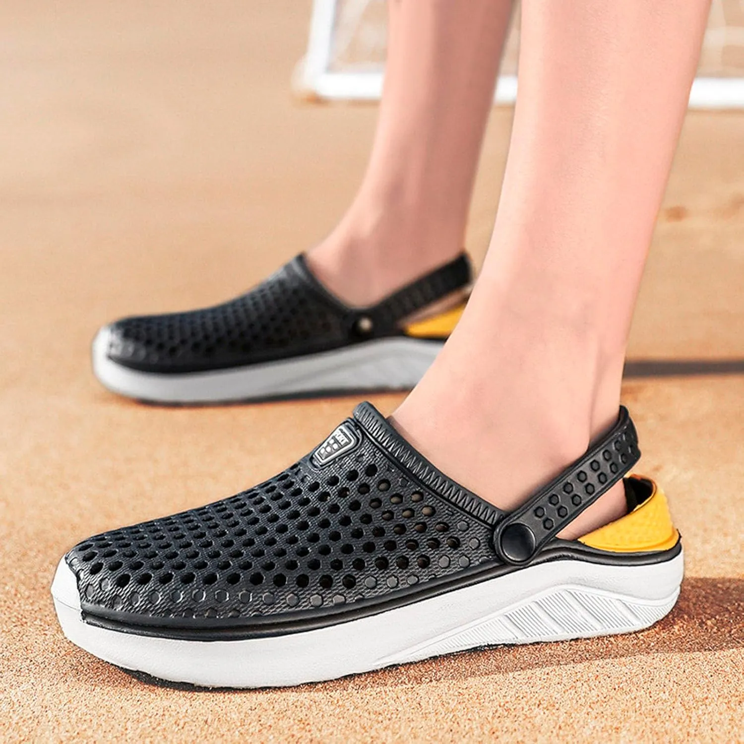 Flops Hollow Casual Couple Beach Unisex Out Sandal Flip Men Shoes Shoes Men's Rain Size 14 Mens Slippers Hard Bottom