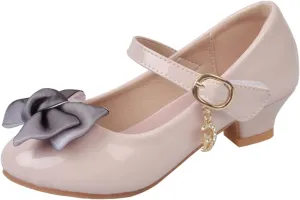Girls Mary Jane Dress Shoes Pumps Low Heels Flower Party Wedding Shoes School Girl Shoes Kids Girls Shoes