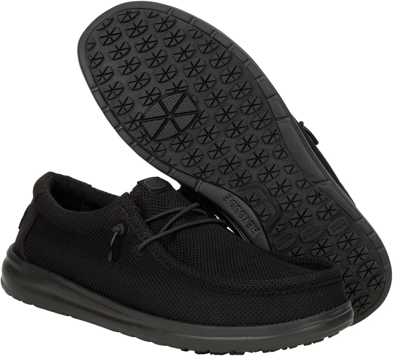HEYDUDE Wally Work CE, Mens Shoes, Slip-on Loafers, Light-Weight, Water Repellent & Slip Resistant