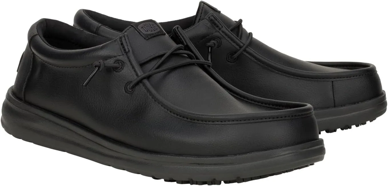 HEYDUDE Wally Work CE, Mens Shoes, Slip-on Loafers, Light-Weight, Water Repellent & Slip Resistant