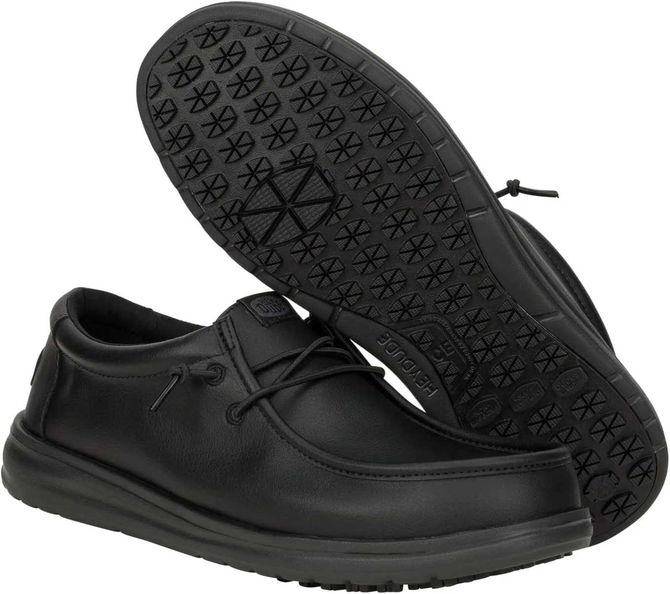 HEYDUDE Wally Work CE, Mens Shoes, Slip-on Loafers, Light-Weight, Water Repellent & Slip Resistant