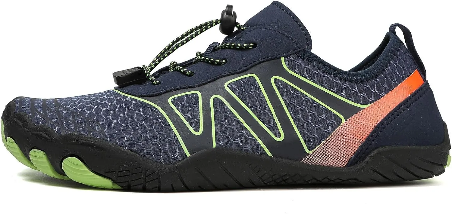 Hike Barefoot Shoes Women Wide Toe Box Healthy Hiking Water Shoes with Arch Support for Women Walking Wide Toe Box Non-Slip Outdoor Sports Zero Drop Shoe Walking Outdoor Breathable Footwear