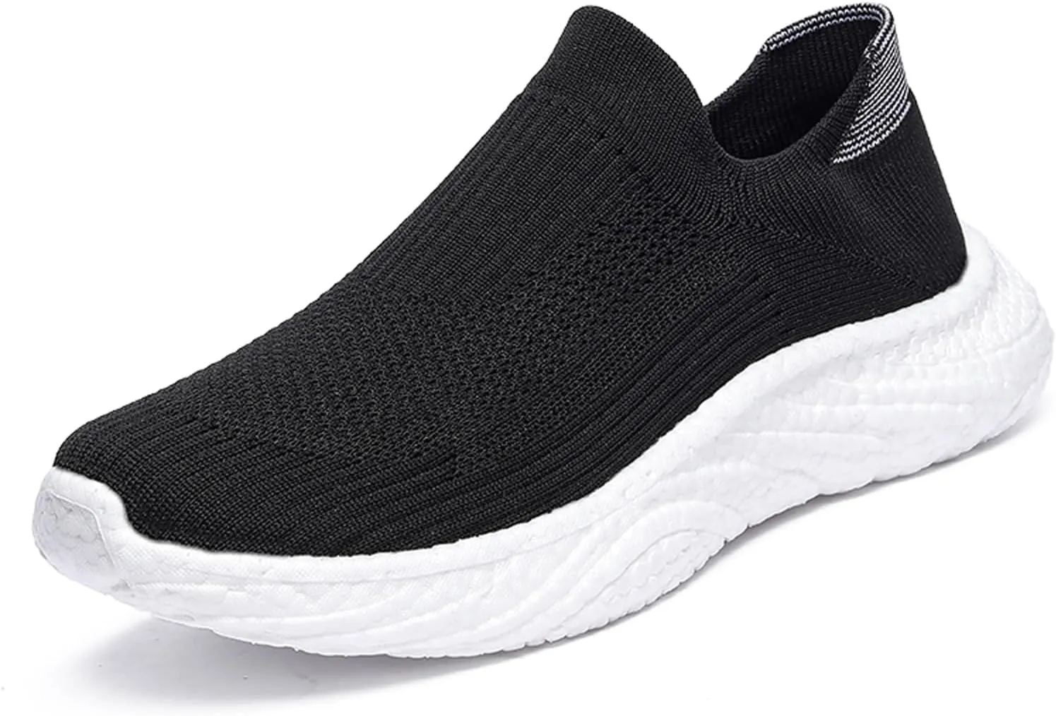 ihinzry Mens Womens Walking Shoes Casual Sock Sneakers Lightweight Breathable Knit Tennis Shoes Non Slip Work Shoes