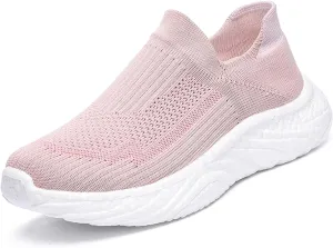 ihinzry Mens Womens Walking Shoes Casual Sock Sneakers Lightweight Breathable Knit Tennis Shoes Non Slip Work Shoes