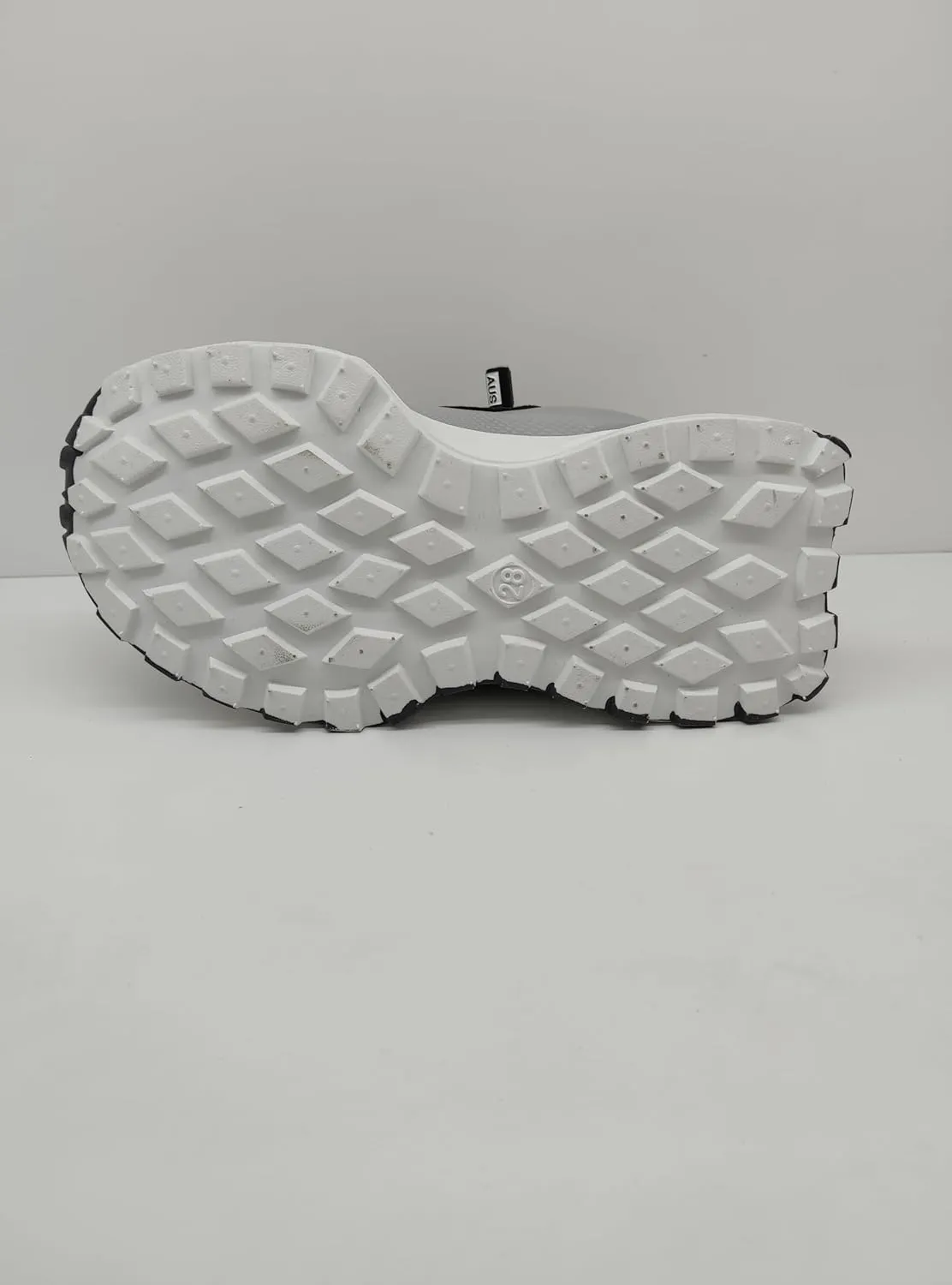 Kids Athletic Sneakers, Mesh and PU Upper, EVA Sole, Black and Gray