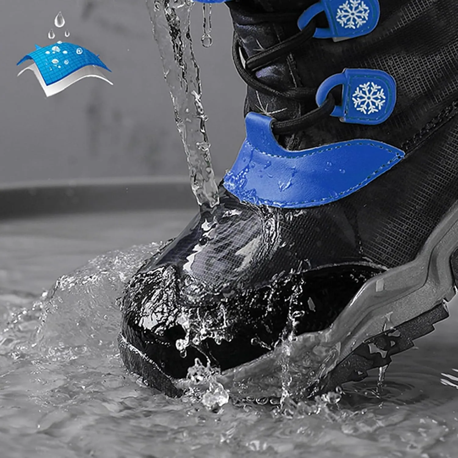 Kids Snow Boots Boys Girls Winter Warm Water-Proof Outdoor Slip esistant Cold Weather Comfortable Toddler Girl Apparel