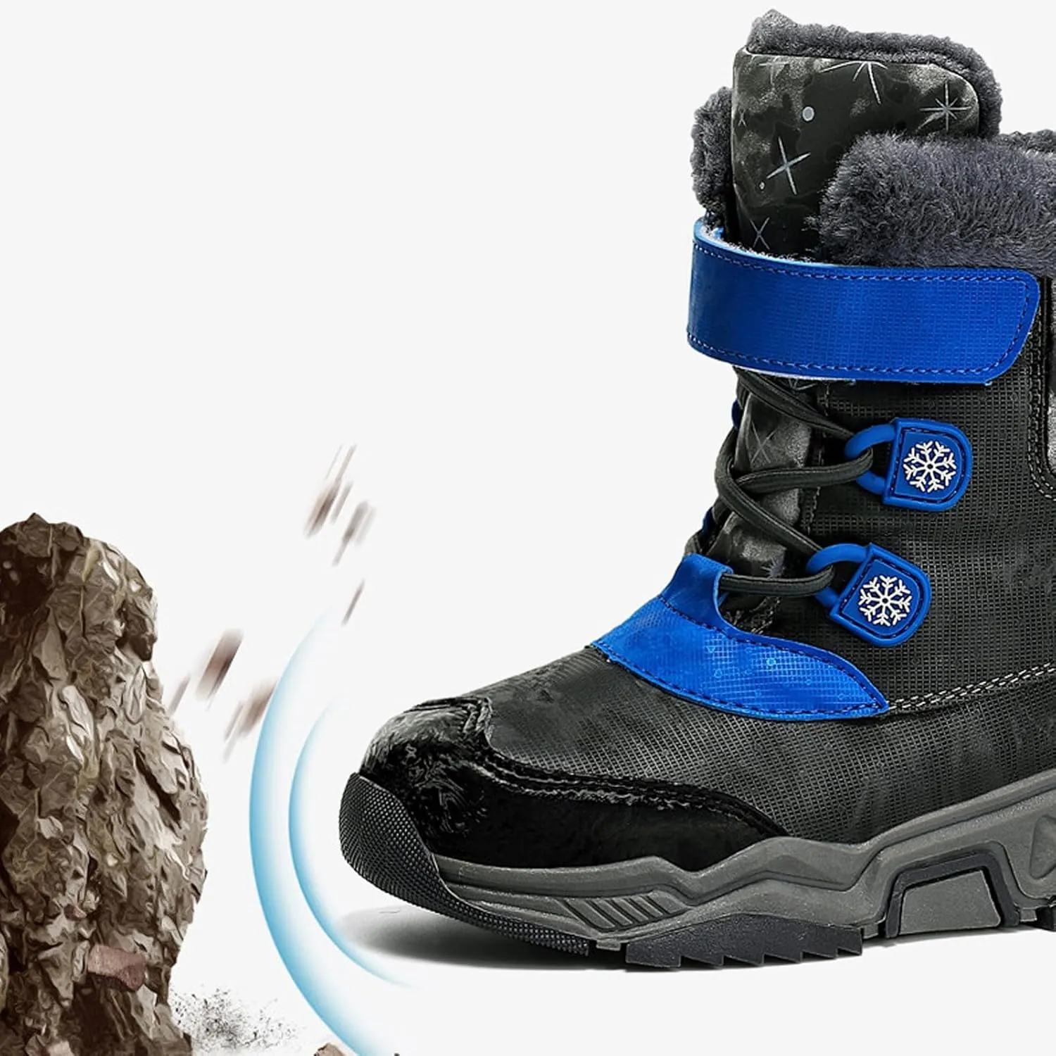 Kids Snow Boots Boys Girls Winter Warm Water-Proof Outdoor Slip esistant Cold Weather Comfortable Toddler Girl Apparel