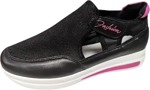 Ladmiple Sneakers For Women Walking Shoes Slip On Comfort Dressy Casual Summer Fashion Non Slip Platform Flats Loafers