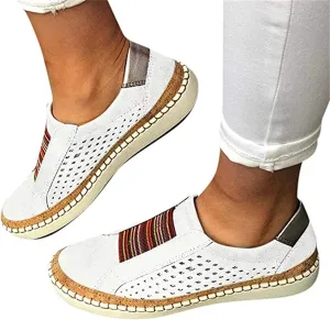 Lausiuoe Sneakers For Women Wide Width Size 11 Women Comfortable Casual Fashion Sneakers Walking Shoes Classic Fall Lightweight Soft Breathable Slip On Low Top Canvas Flat Loafers White