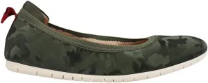 LifeStride Womens Devoted Camo Ballet Flats Casual - Black