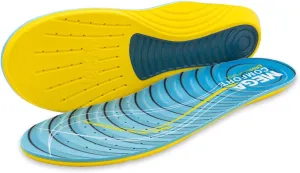 MEGAComfort Ergonomic Insoles for Men and Women - Breathable Anti-Fatigue Memory Foam - Fits Running or Casual Safety Shoes