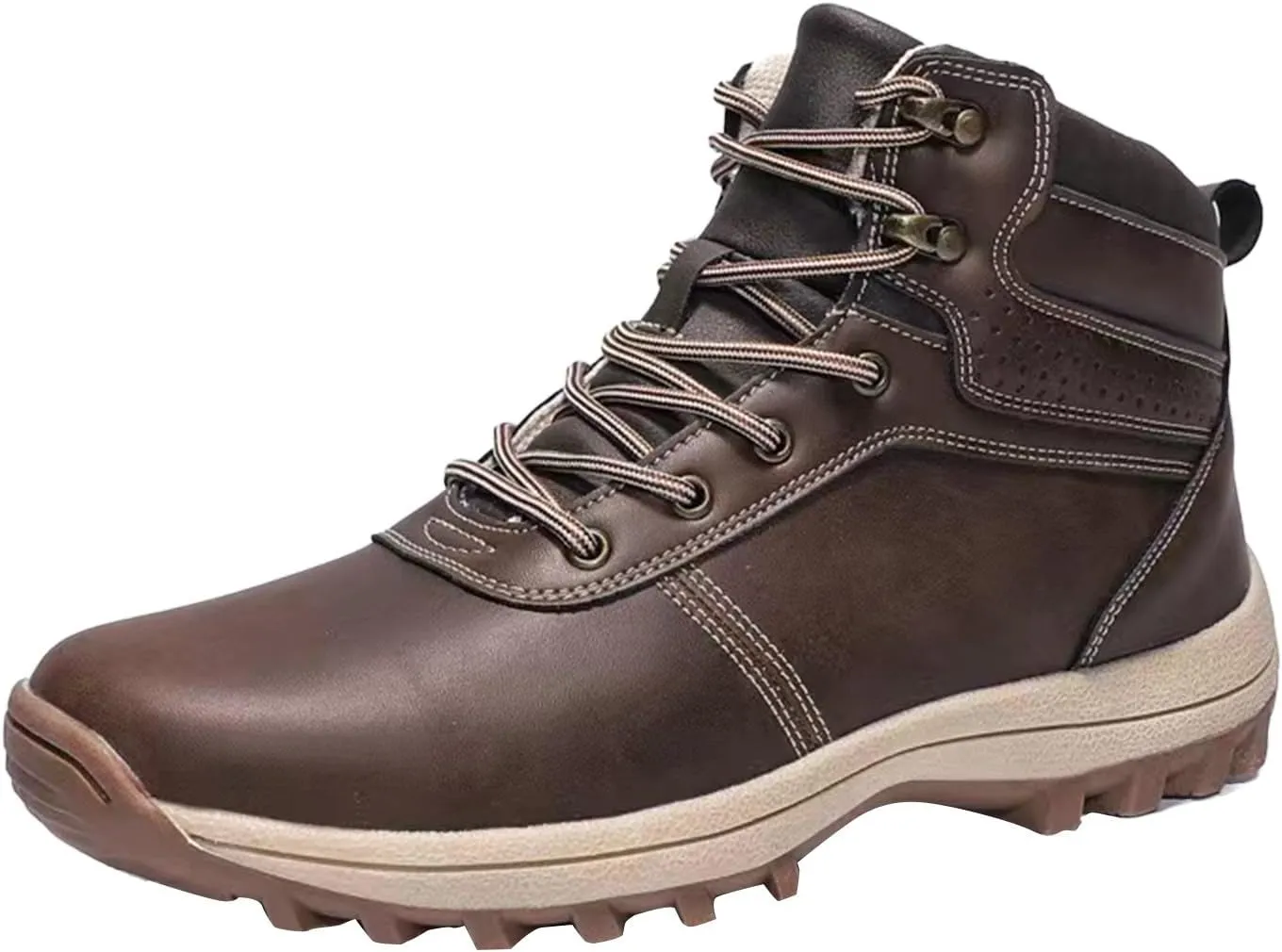 Men Work Boots Composite Toe Hiking Sneakers Comfortable Warm Womens Safety Shoes Slip Resistant Waterproof Outdoor Work Botas Lightweight Hike Grounded Footwear
