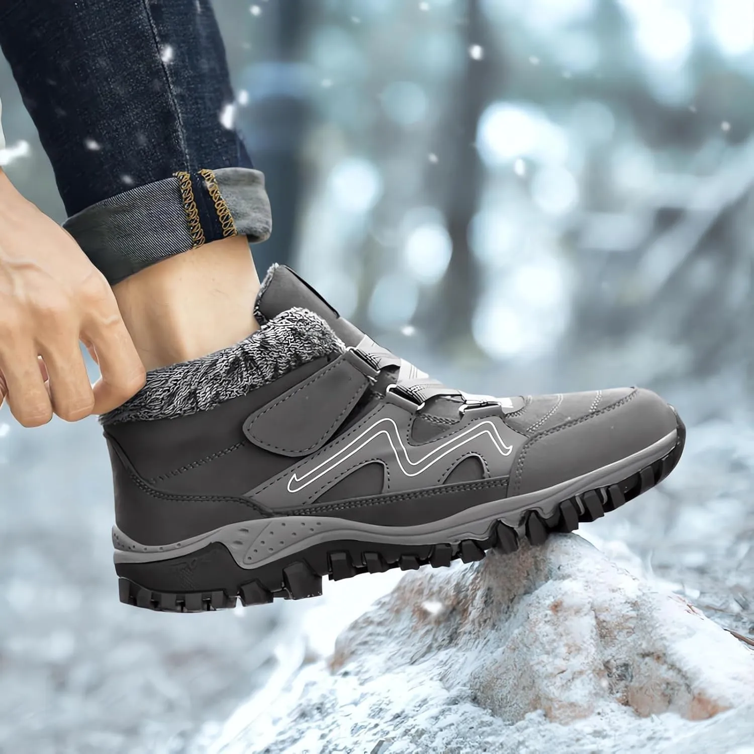 Men Work Boots Non Steel Toe Hiking Sneakers Boot with Comfort Women's Safety Toe Shoes Non Slip Waterproof Outdoor Work Botas Lightweight Hike Grounded Footwear