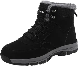 Men Work Boots Steel Toe Hiking Sneakers Women's Slip On Warm Womens Safety Toe Shoes Waterproof Composite Safety Toe Waterproof Industrial Casual Hike Grounded Footwear