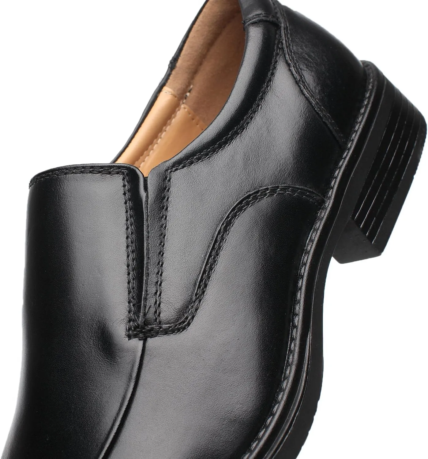 Men's Slip On Loafers Business Casual Comfortable Classic Leather Dress Shoes for Men