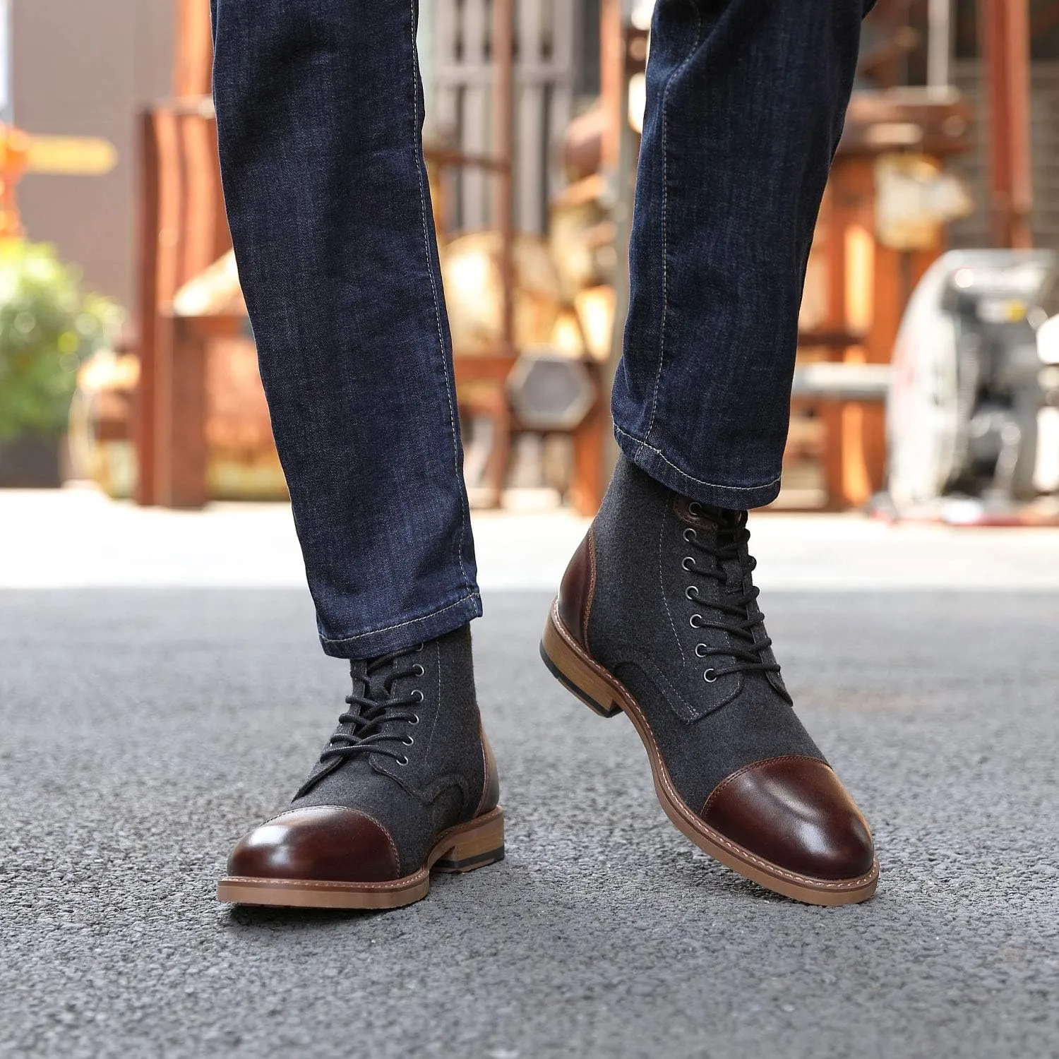 Men's Slip On Loafers Business Casual Comfortable Classic Leather Dress Shoes for Men