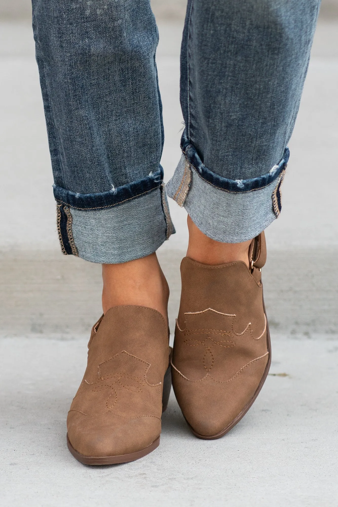 Montana Western Sling Back Heels