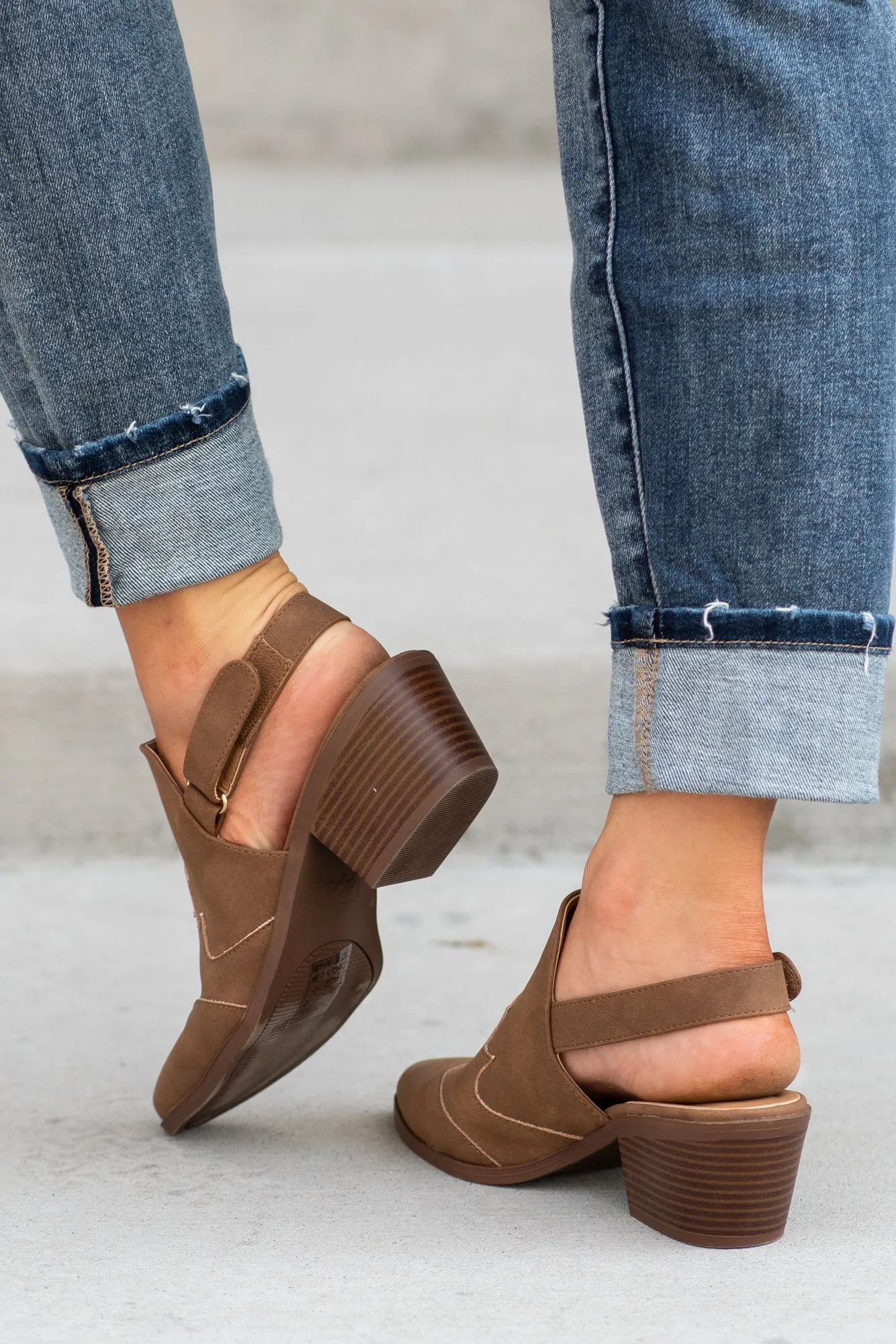 Montana Western Sling Back Heels