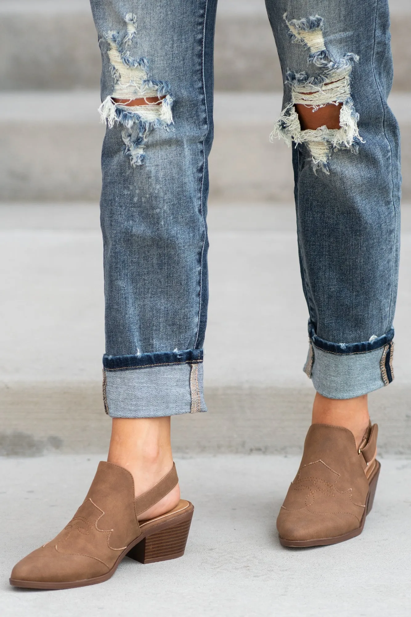 Montana Western Sling Back Heels
