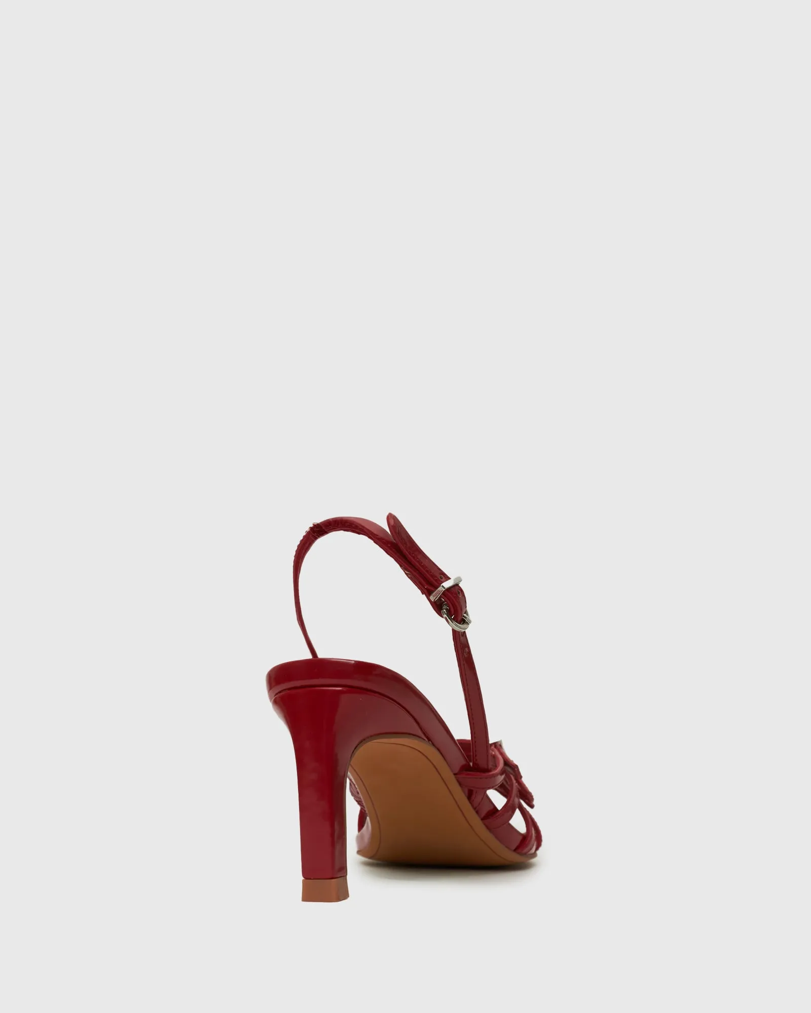ODEN Buckle Strappy Heel Sandals