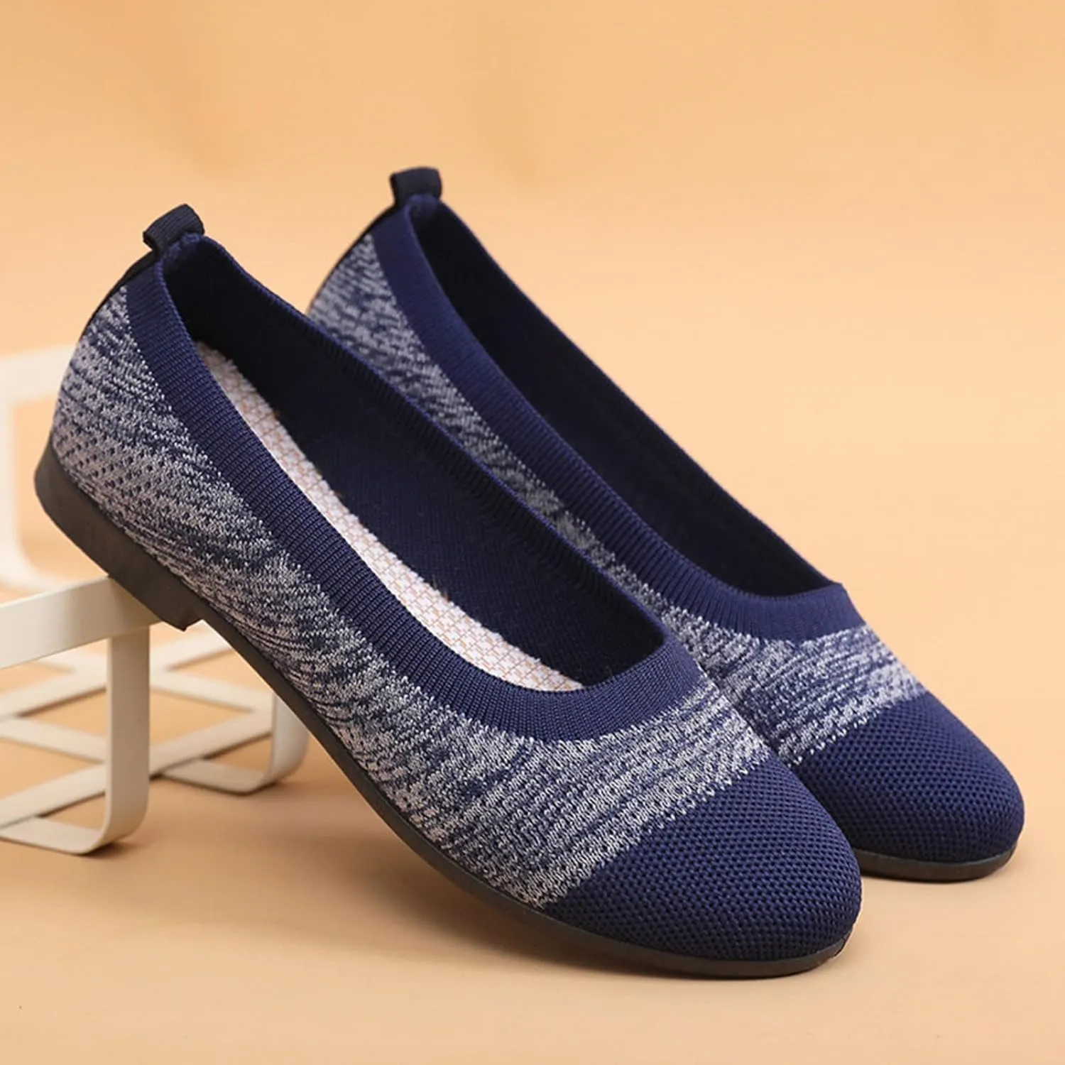 Orthopedic Tennis Shoes for Women Mesh Lace-Up Casual Sneakers Comfortable Lightweight Non Slip Cushion Sneakers Wide Width Running Shoes