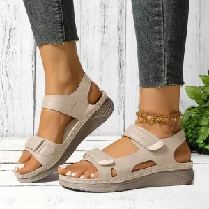 PGOJUNI Soft & Stylish Women's Orthopedic Sport Sandals Shoes with Soft Cushion Foam Walking Sandal Arch Support Wide Fit