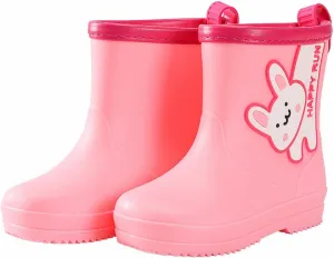 Pik Rain Boots Toddler Kids Rain Boots For Boys Girls Easy-On Lightweight Waterproo Rainboots Baby Girls Pik Boots