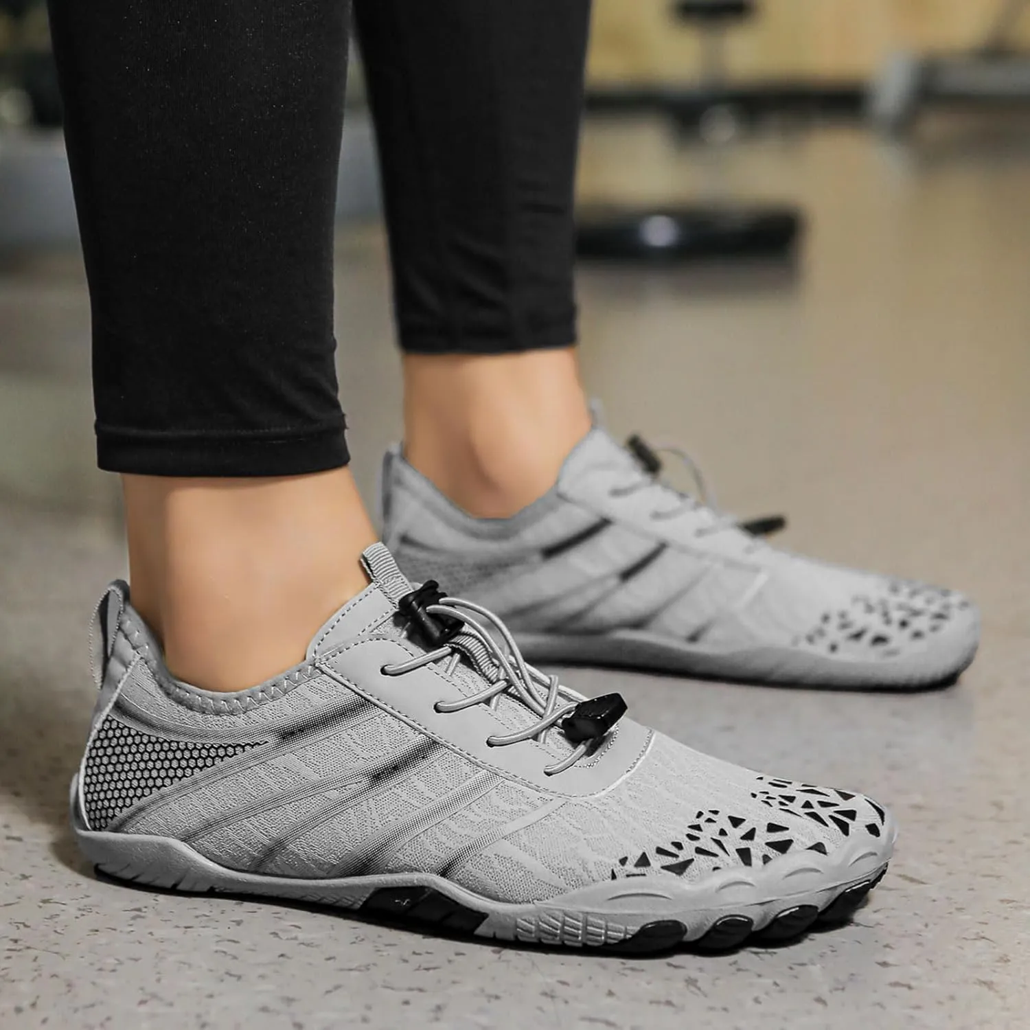 Pro Hike Barefoot Shoes for Women Men Footwear Barefoot Shoes with Wide Toe Box, Healthy & Non-Slip Breathable Athletic Beach Swim Trail Running Hiking Shoes