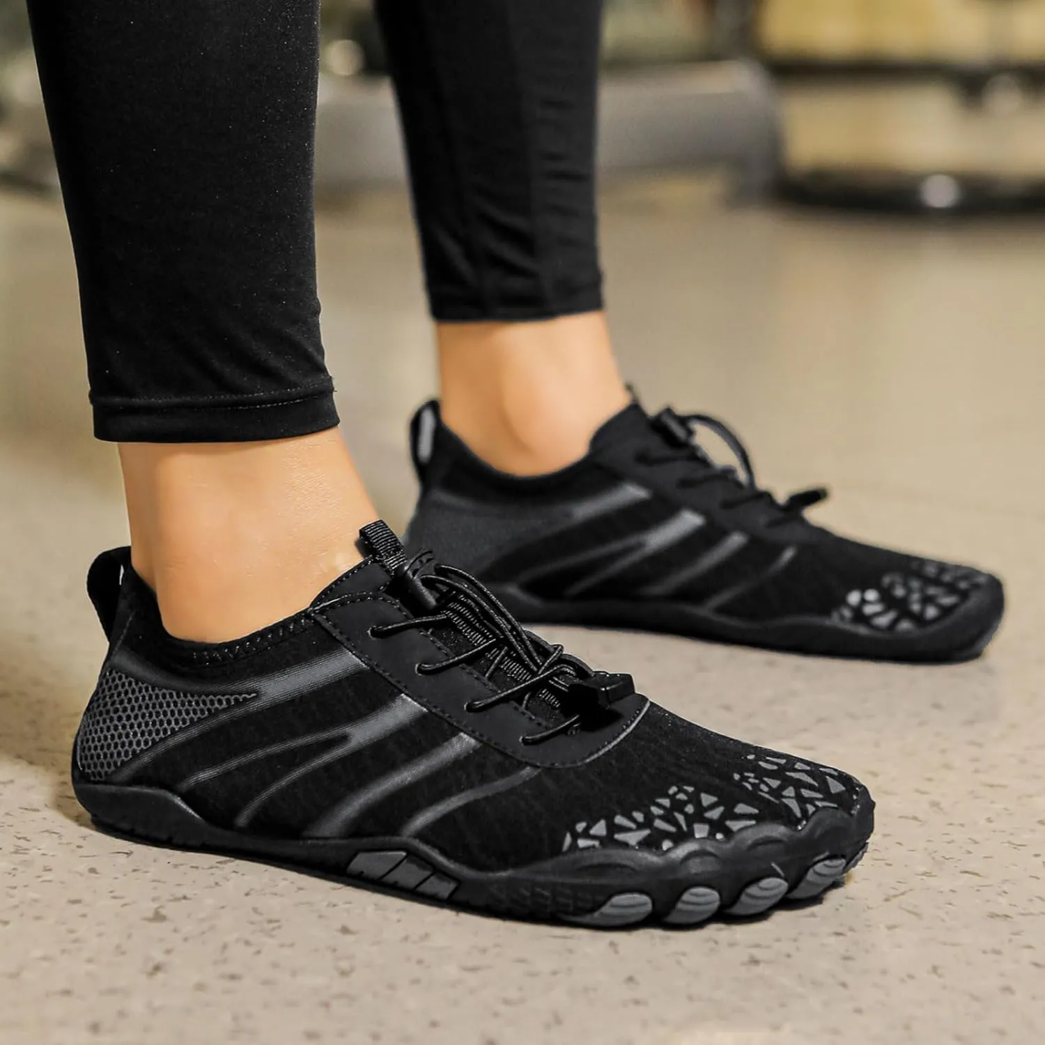 Pro Hike Barefoot Shoes for Women Men Footwear Barefoot Shoes with Wide Toe Box, Healthy & Non-Slip Breathable Athletic Beach Swim Trail Running Hiking Shoes