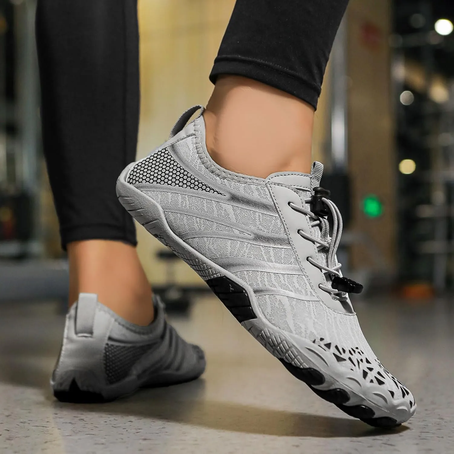 Pro Hike Barefoot Shoes for Women Men Footwear Barefoot Shoes with Wide Toe Box, Healthy & Non-Slip Breathable Athletic Beach Swim Trail Running Hiking Shoes